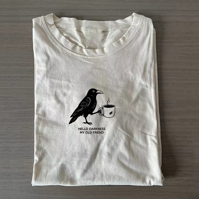 Raven Crow Coffee T-shirt