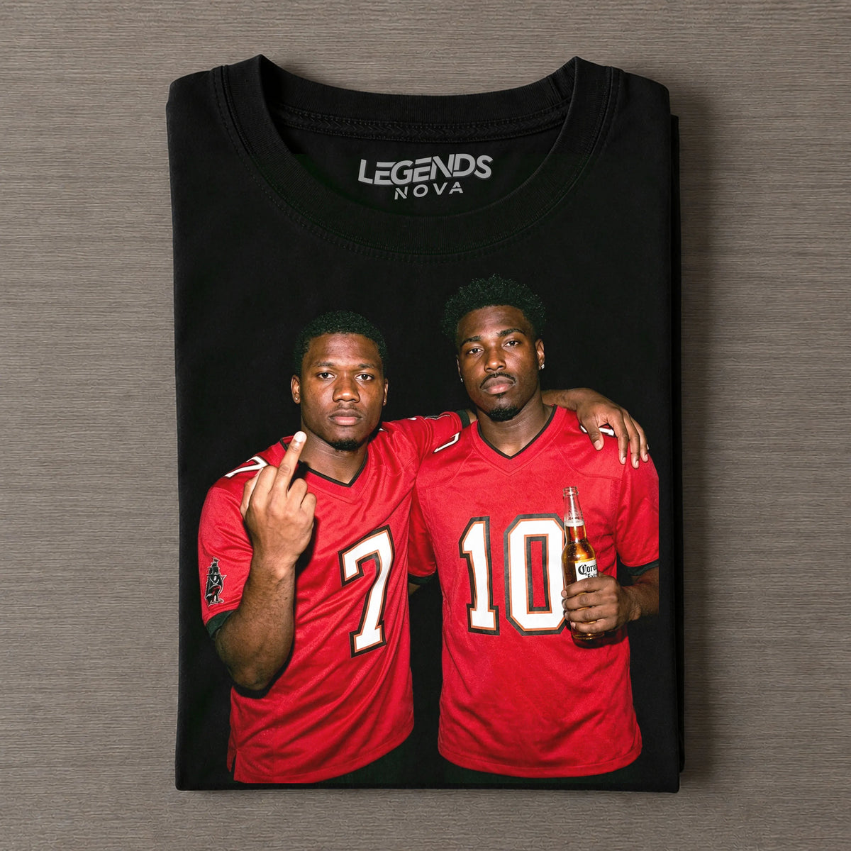 BI7 & JD10 Buccaneers Football T-shirt