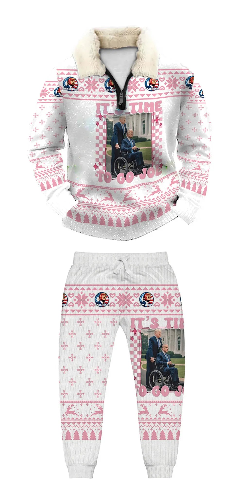 Ugly Quarter Zip Sweatshirt & Sweatpant Set af1f 0f28