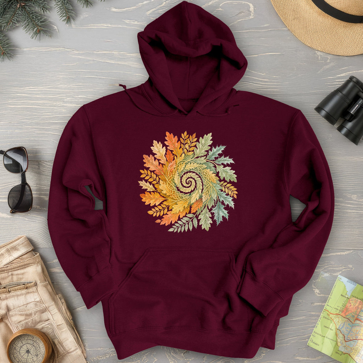 Autumn Spiral Hoodie
