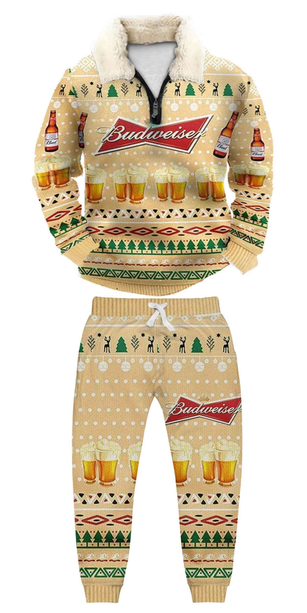 Ugly Quarter Zip Sweatshirt & Sweatpant Set 19b6