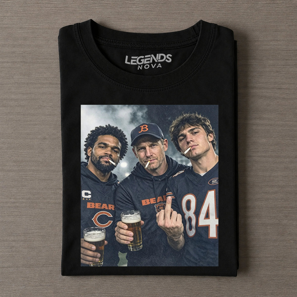 CL & CW & BJ Football Shirt