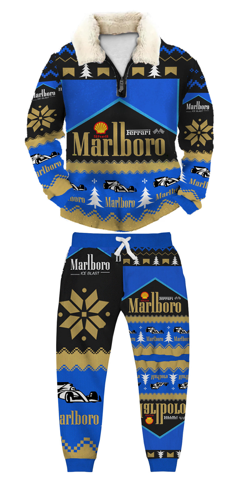 Ugly Quarter Zip Sweatshirt & Sweatpant Set 63ca
