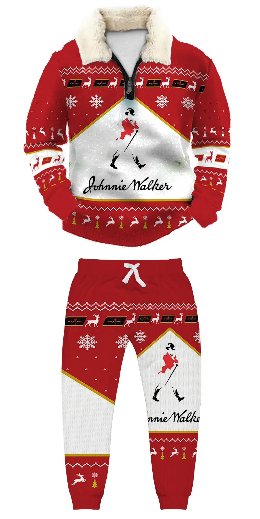 Ugly Quarter Zip Sweatshirt & Sweatpant Set grgr