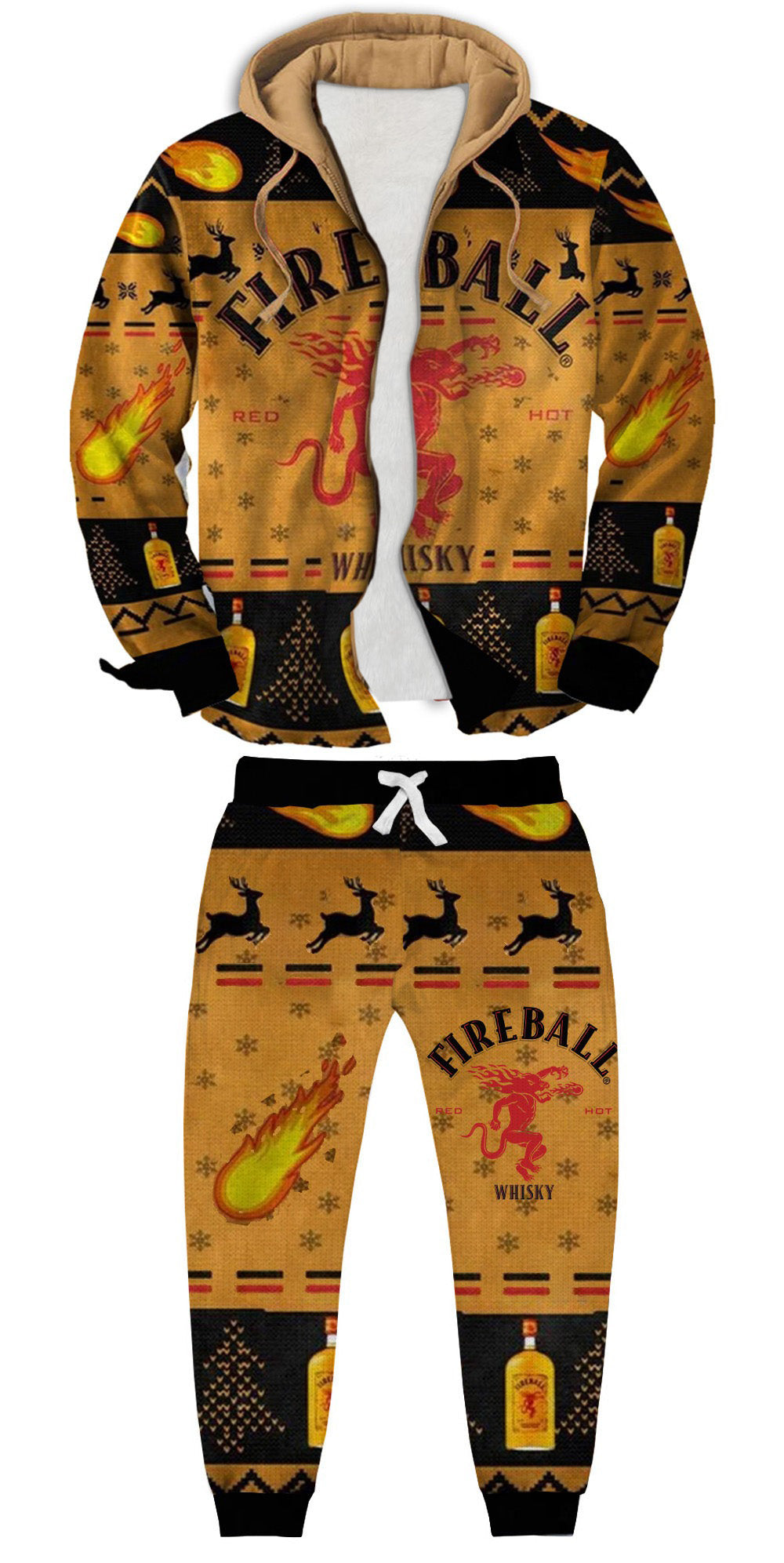 Ugly Zip Hoodie & Sweatpant Set 4003