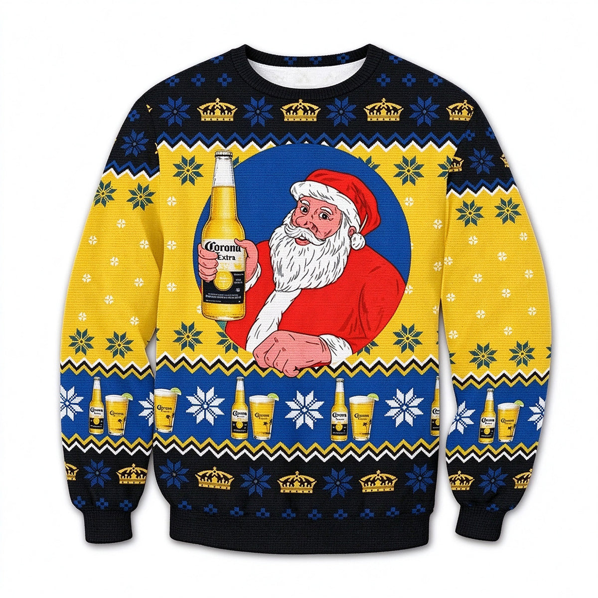 Christmas Gift Corona Ugly 3D Sweater