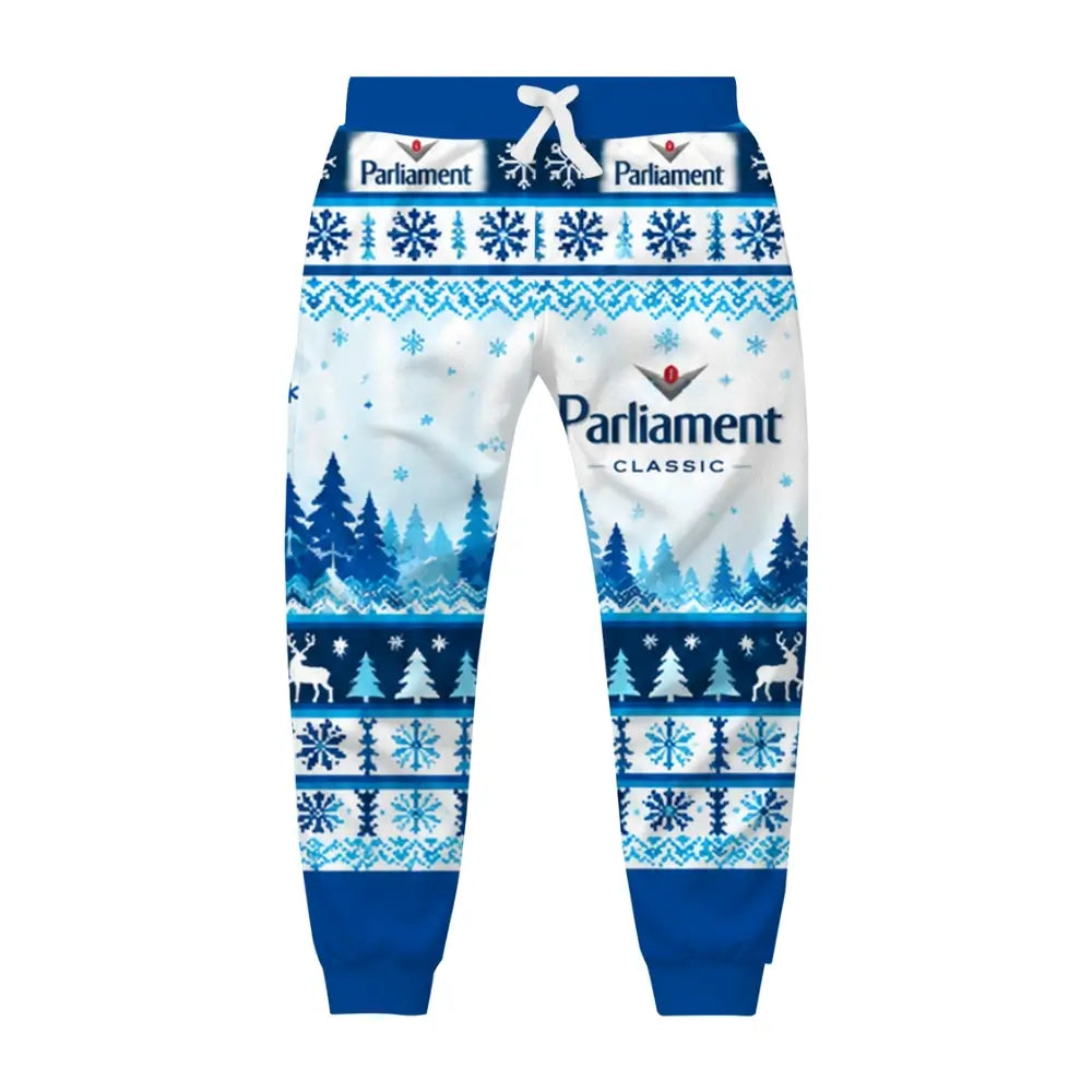 Blue Ugly Quarter Zip Sweatshirt & Sweatpant Set
