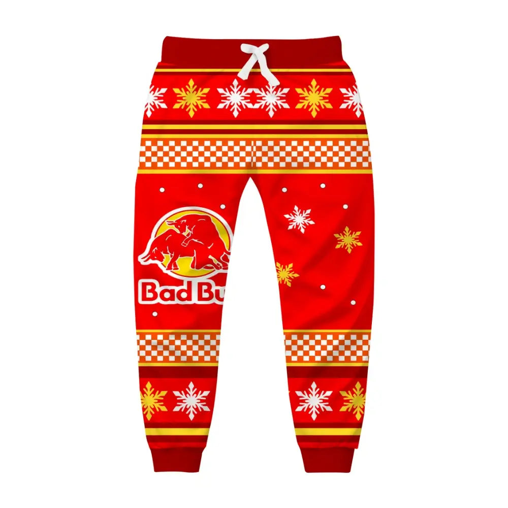 Crimson Energy Ugly Quarter Zip Sweatshirt & Sweatpant Set