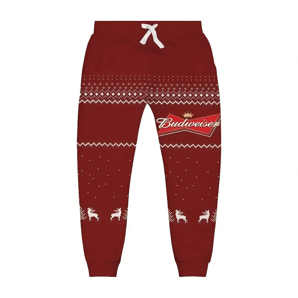 Crimson Ugly Quarter Zip Sweatshirt & Sweatpant Set