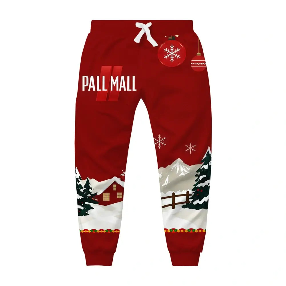 Crimson Ugly Quarter Zip Sweatshirt & Sweatpant Set