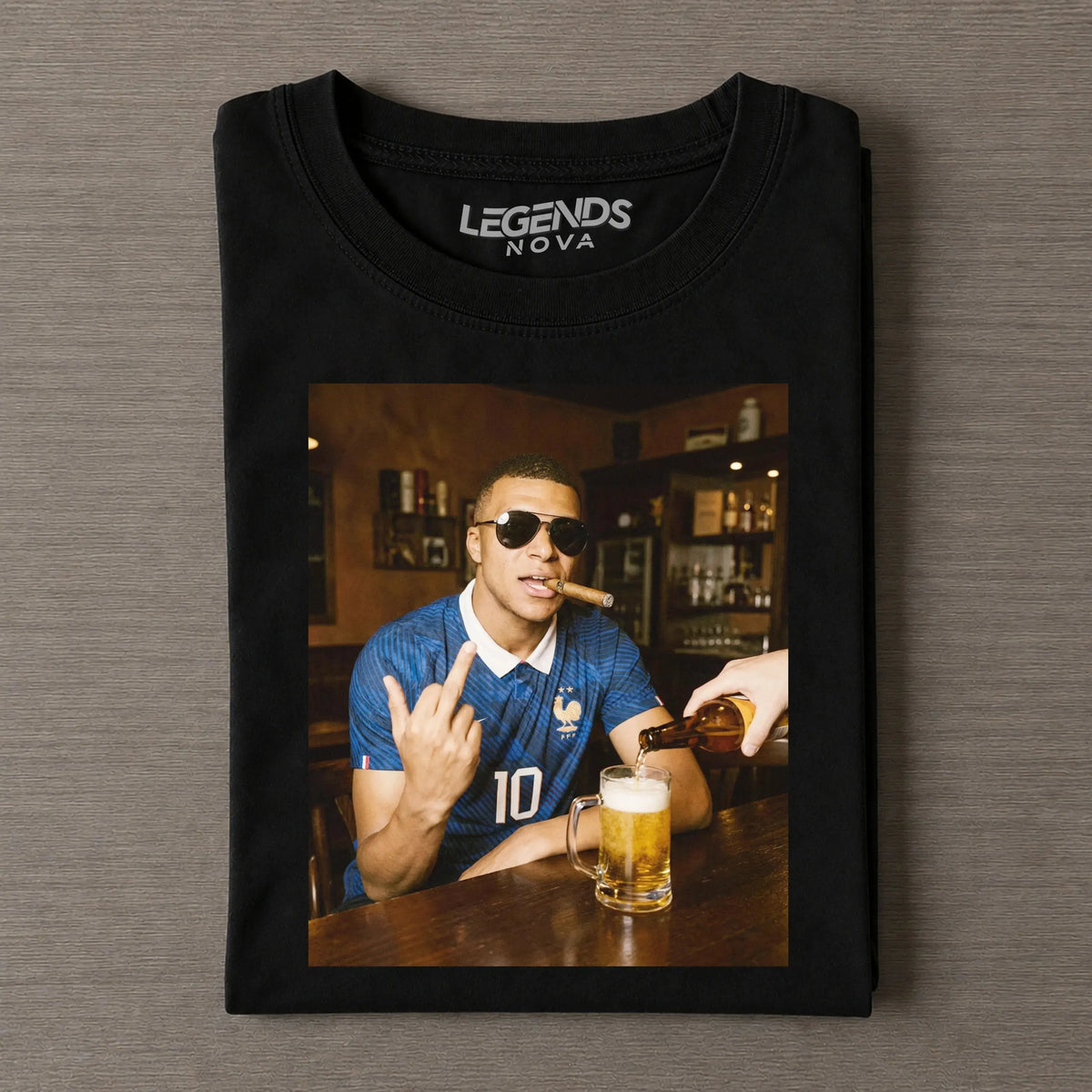 KM France Funny Vintage Tee