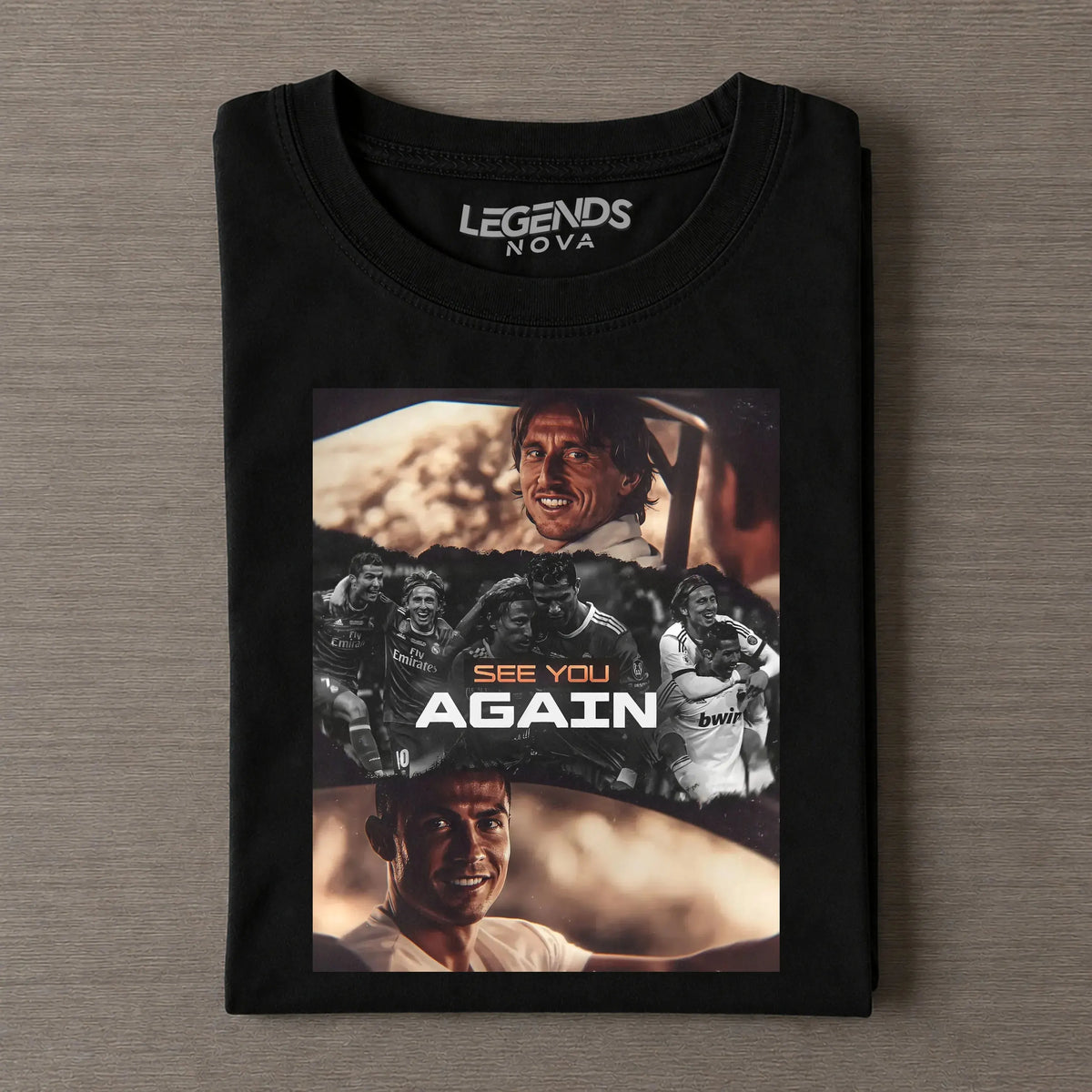 Modric & Ronaldo See You Again Tribute Tee