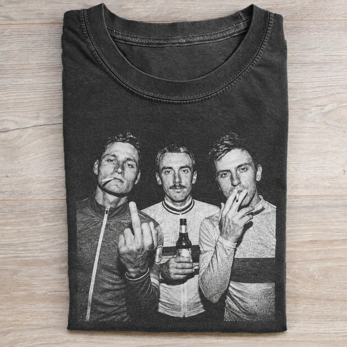 T.P. & B.M. & MvdP Retro Legendary Cycling T-Shirt
