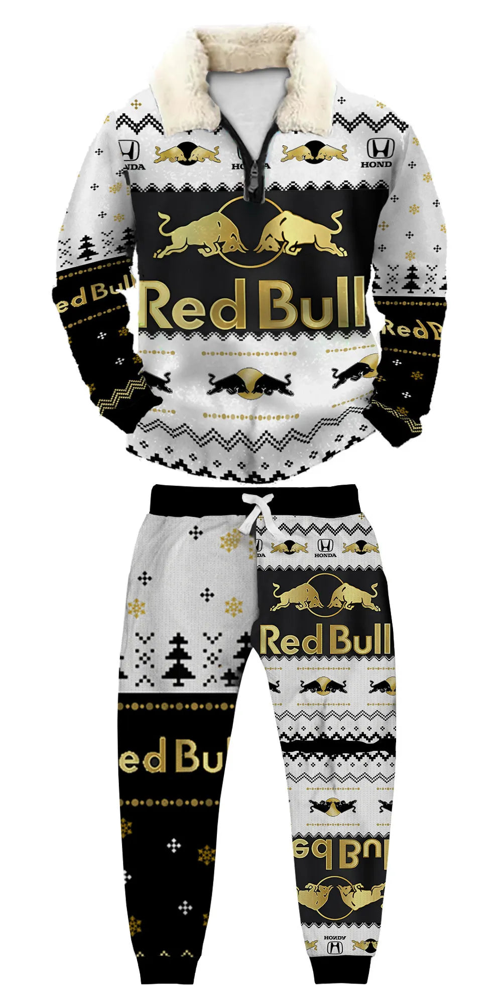 Ugly Quarter Zip Sweatshirt & Sweatpant Set 4b68