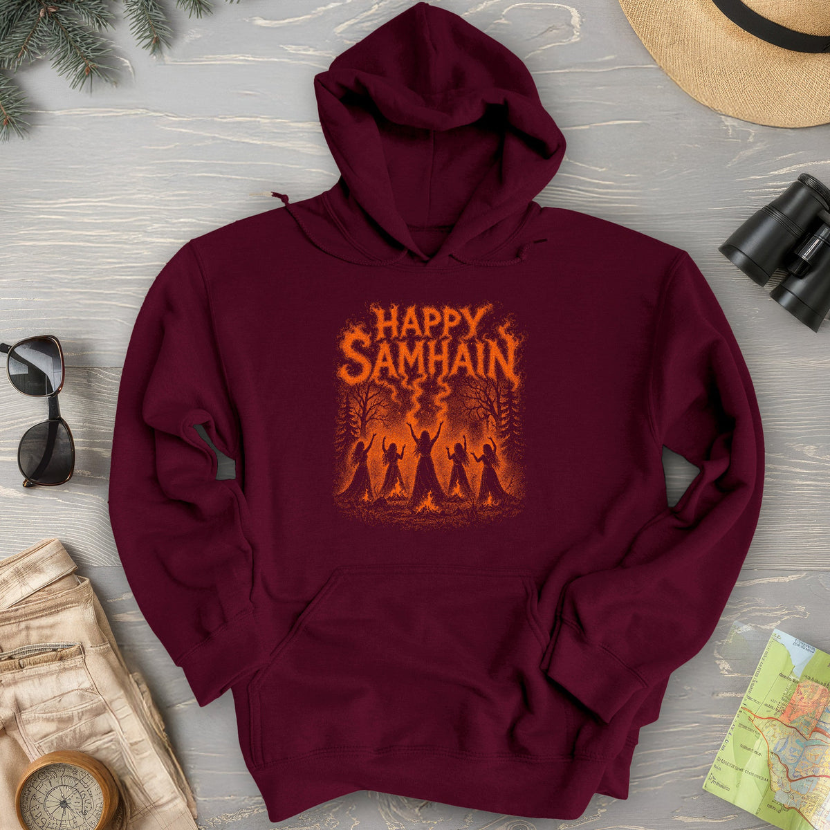 Happy Samhain Druid Hoodie