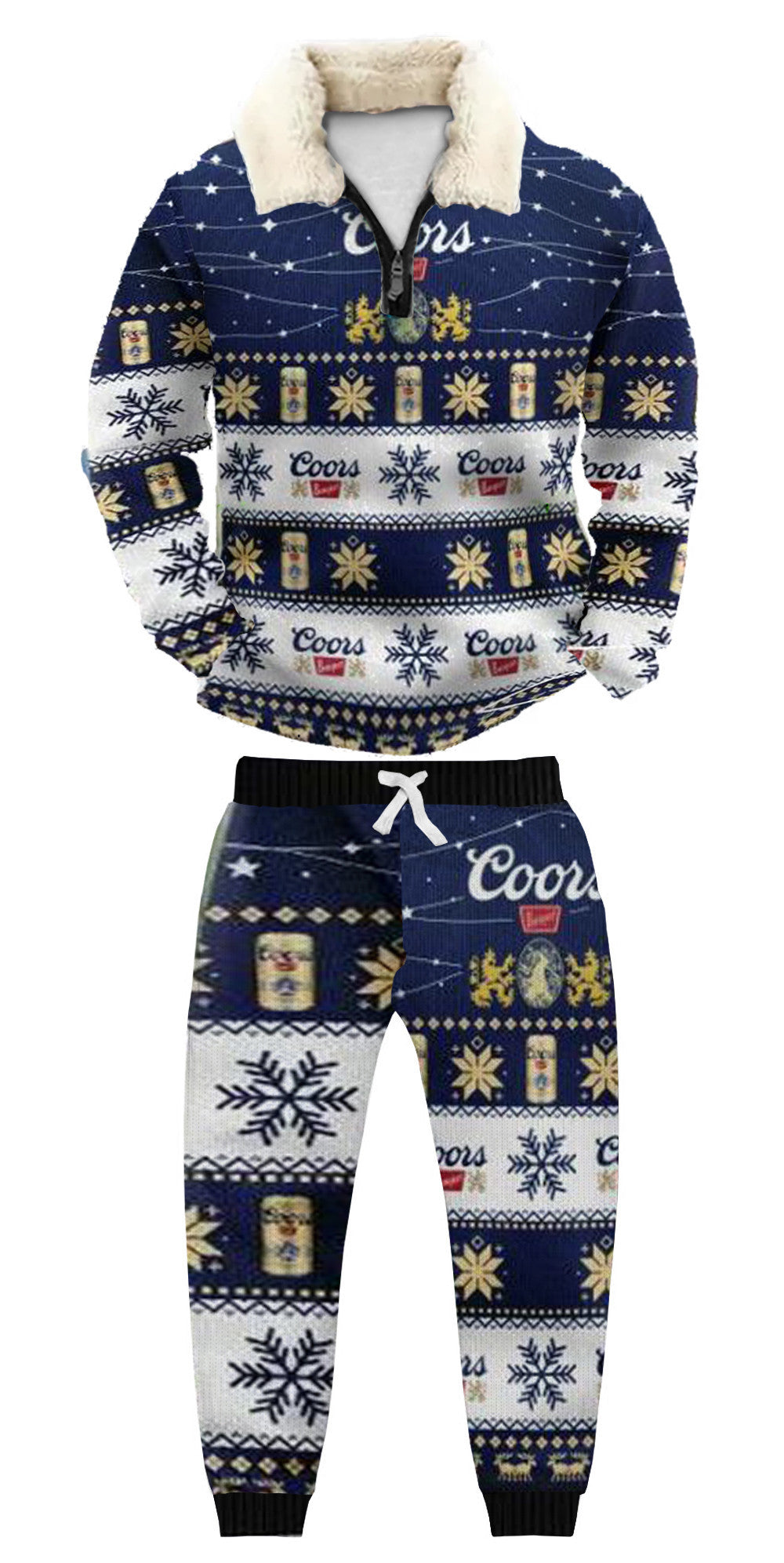 Ugly Quarter Zip Sweatshirt & Sweatpant Set 8edc