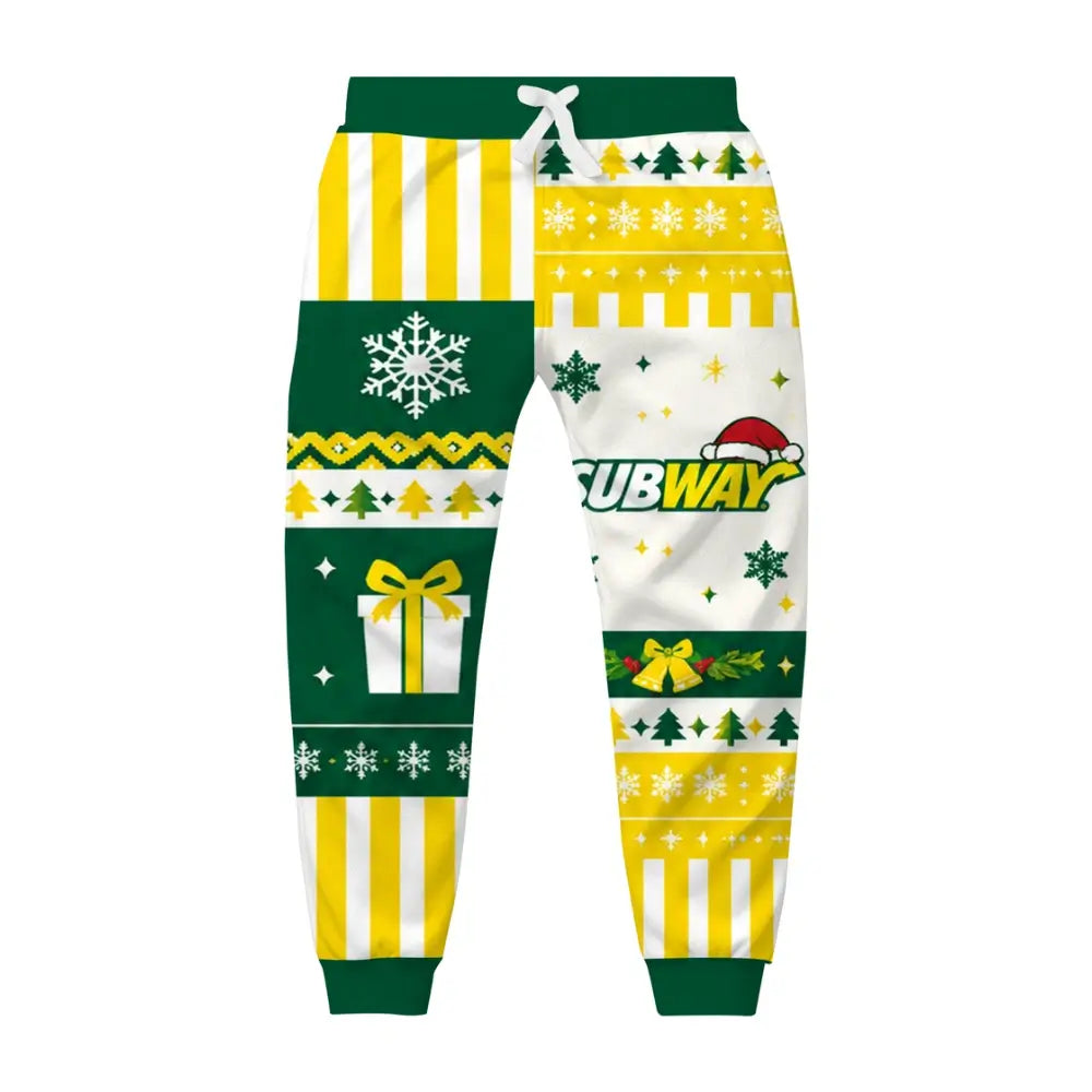 Holiday Sub Ugly Quarter Zip Sweatshirt & Sweatpant Set