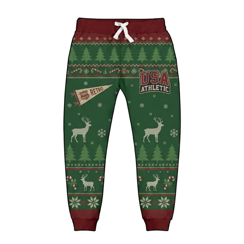 Open Road Ugly Quarter Zip Sweatshirt & Sweatpant Set