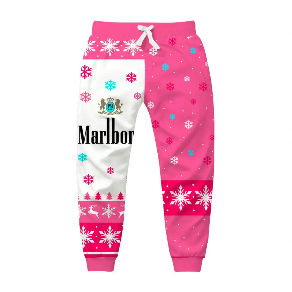Pink Smoke Ugly Quarter Zip Sweatshirt & Sweatpant Set