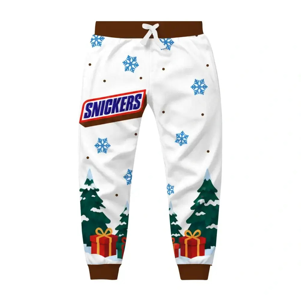 Santa Candy Ugly Quarter Zip Sweatshirt & Sweatpant Set
