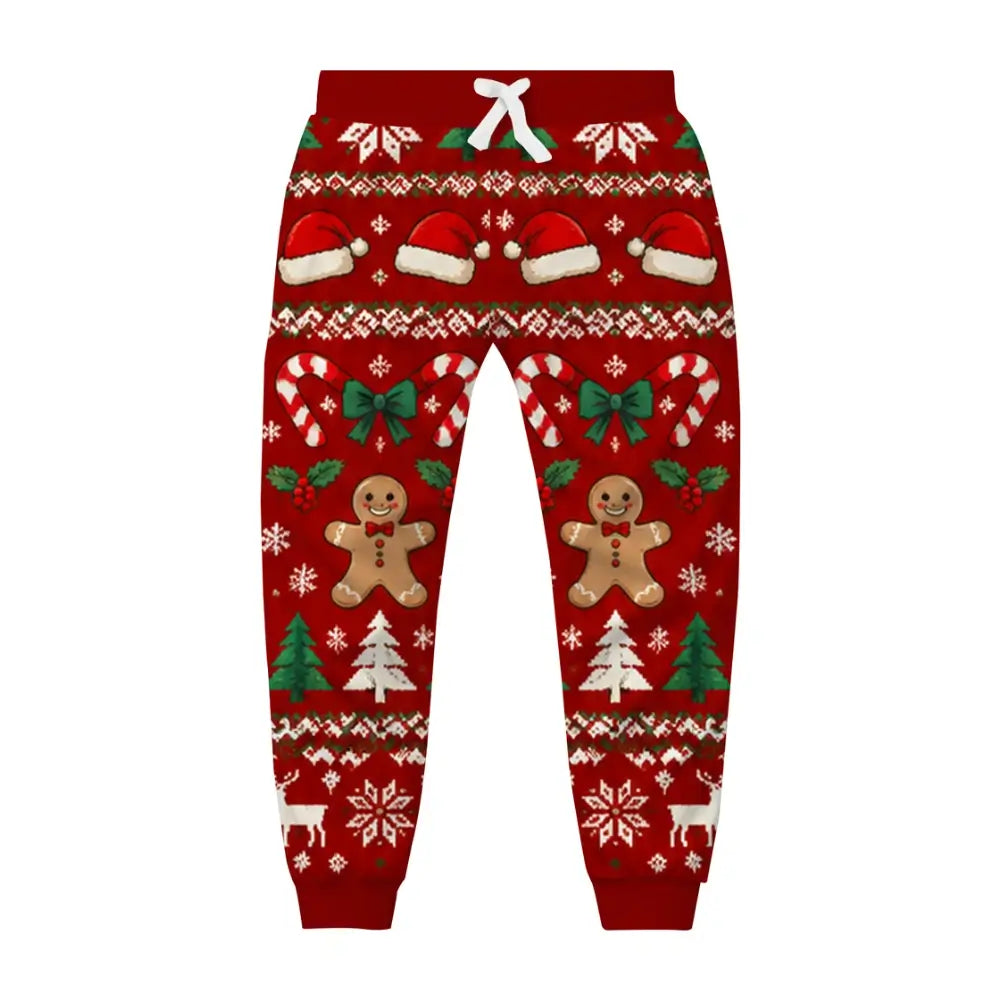 Santa's Pint Ugly Quarter Zip Sweatshirt & Sweatpant Set