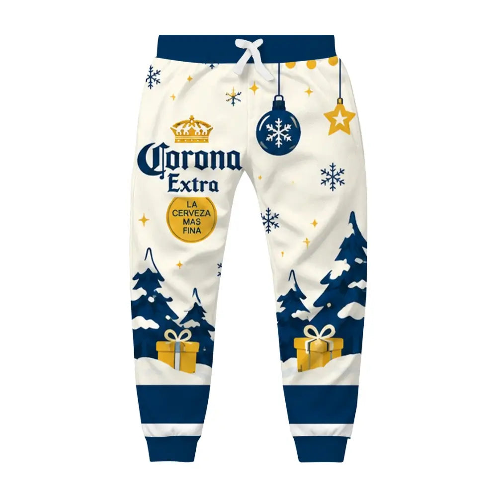 Tropical Christmas Ugly Quarter Zip Sweatshirt & Sweatpant Set