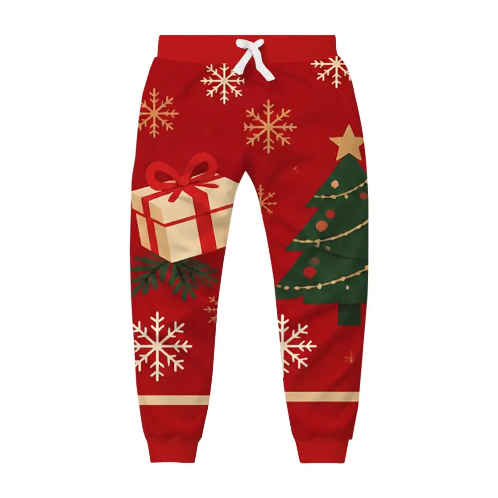 Wild Christmas Energy Ugly Quarter Zip Sweatshirt & Sweatpant Set