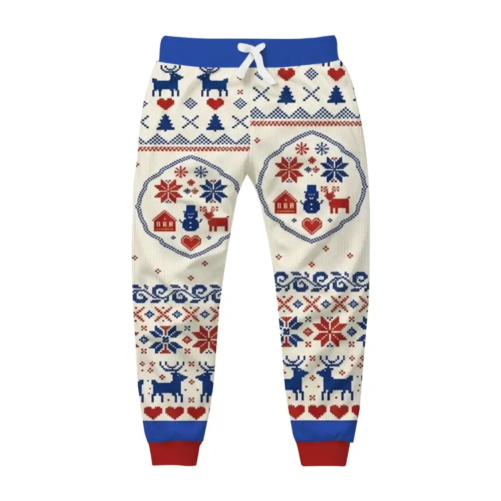 Winter Season Ugly Quarter Zip Sweatshirt & Sweatpant Set