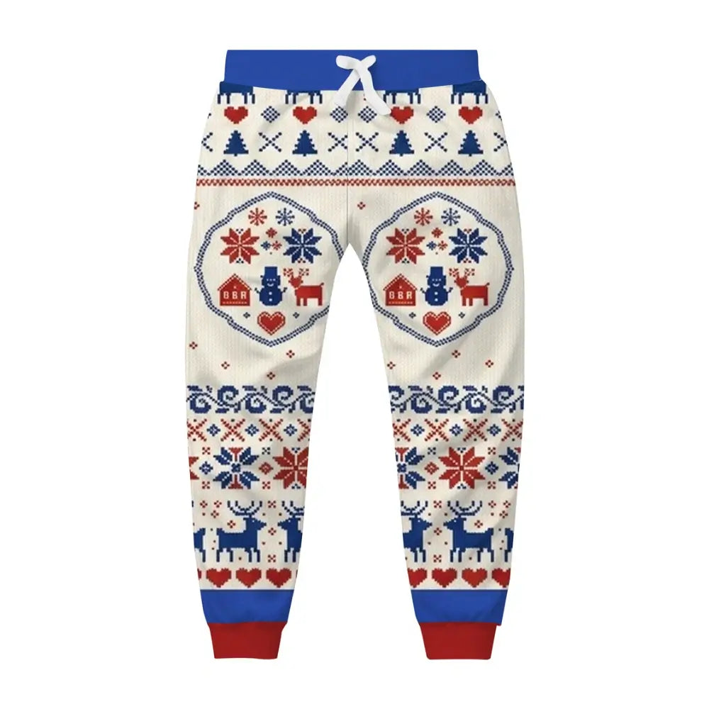 Winter Season Ugly Quarter Zip Sweatshirt & Sweatpant Set