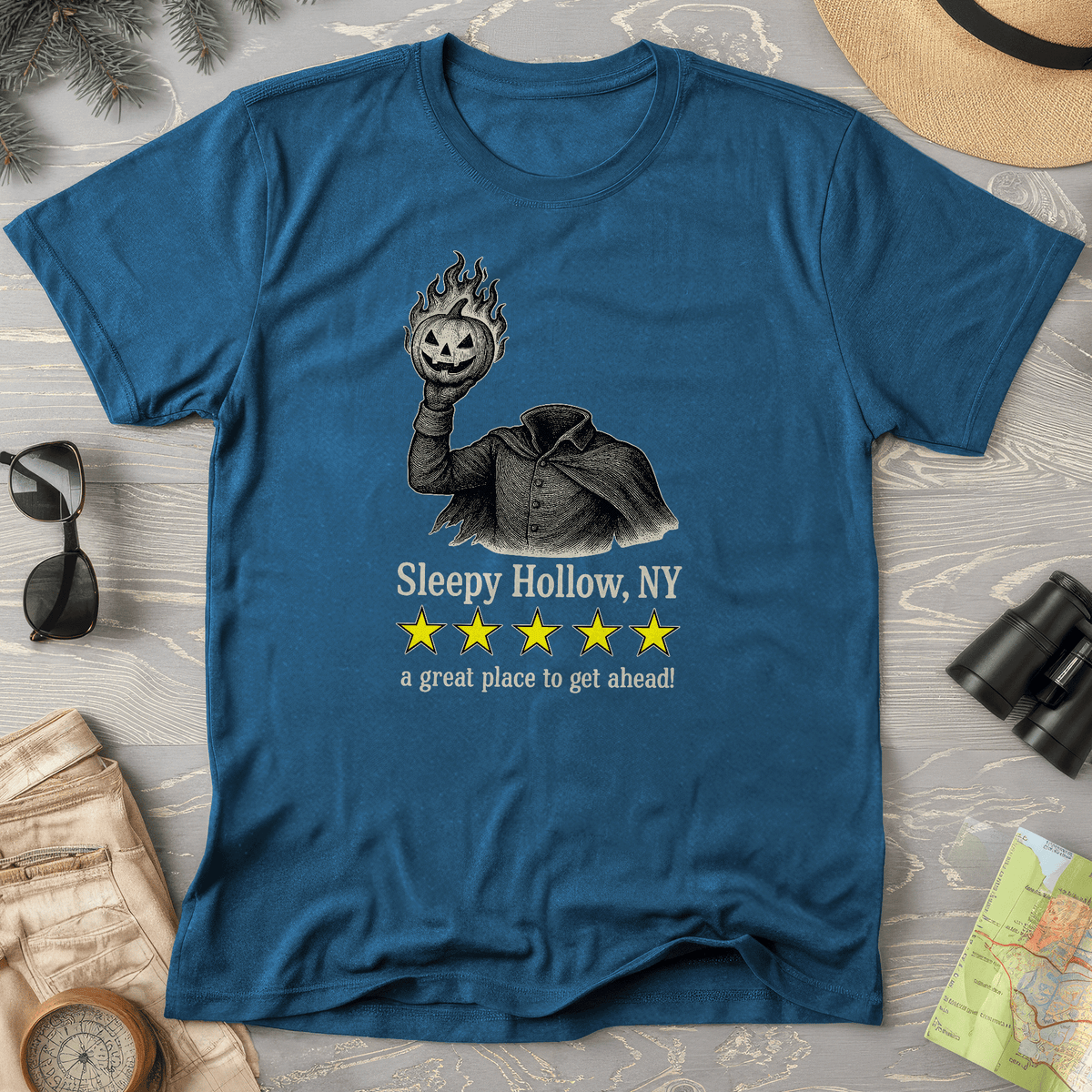 Sleep Hollow NY "5 Star Review" T-Shirt
