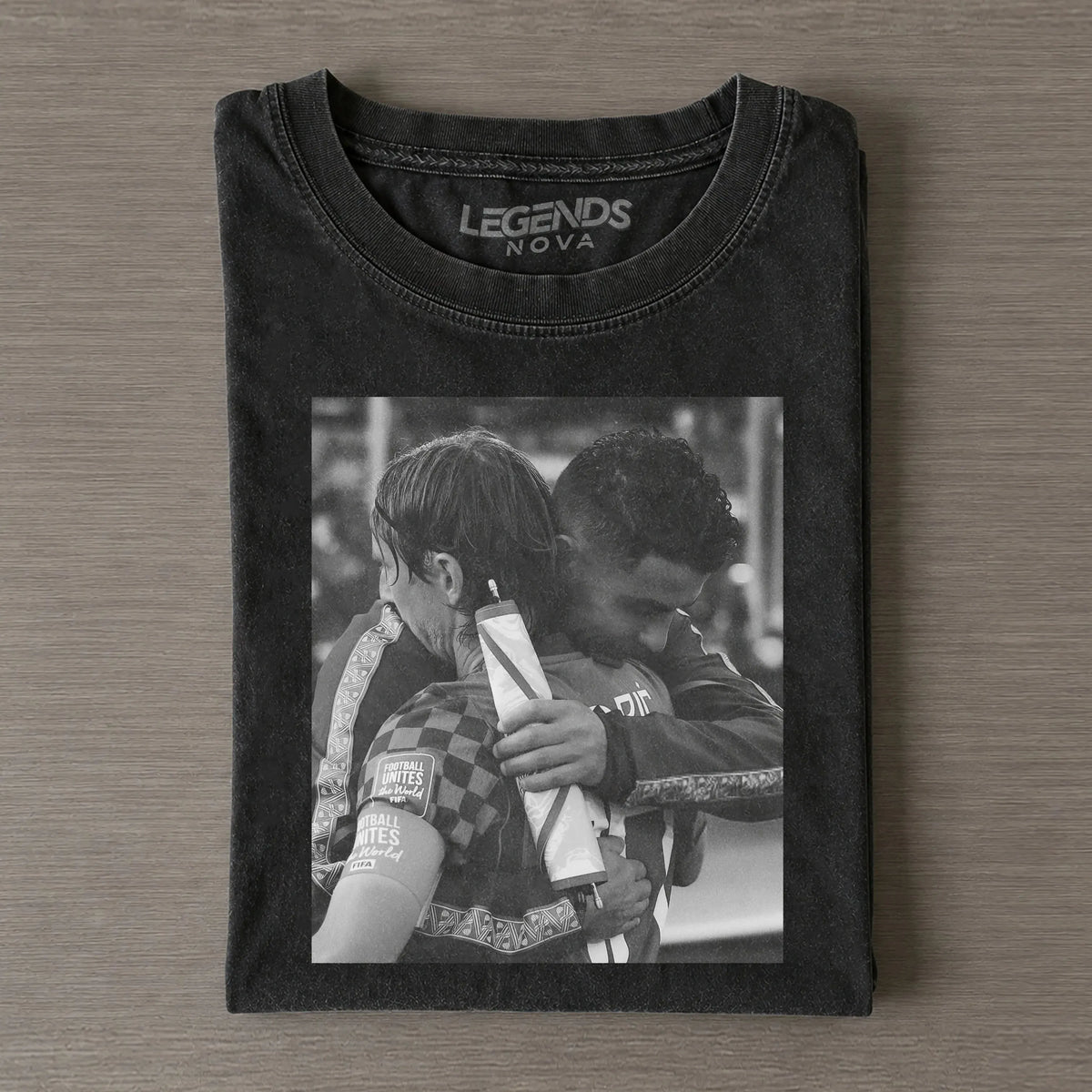 Modri? & Ronaldo Final Football Hug Memorial T-shirt