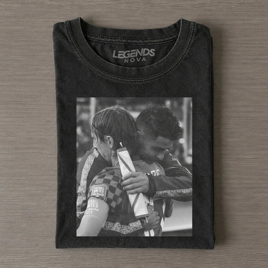 Modri? & Ronaldo Final Football Hug Memorial T-shirt