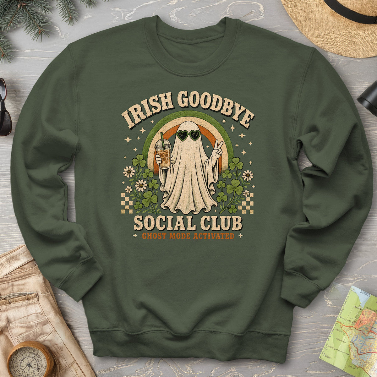 Irish Goodbye Ghost Mode Sweatshirt
