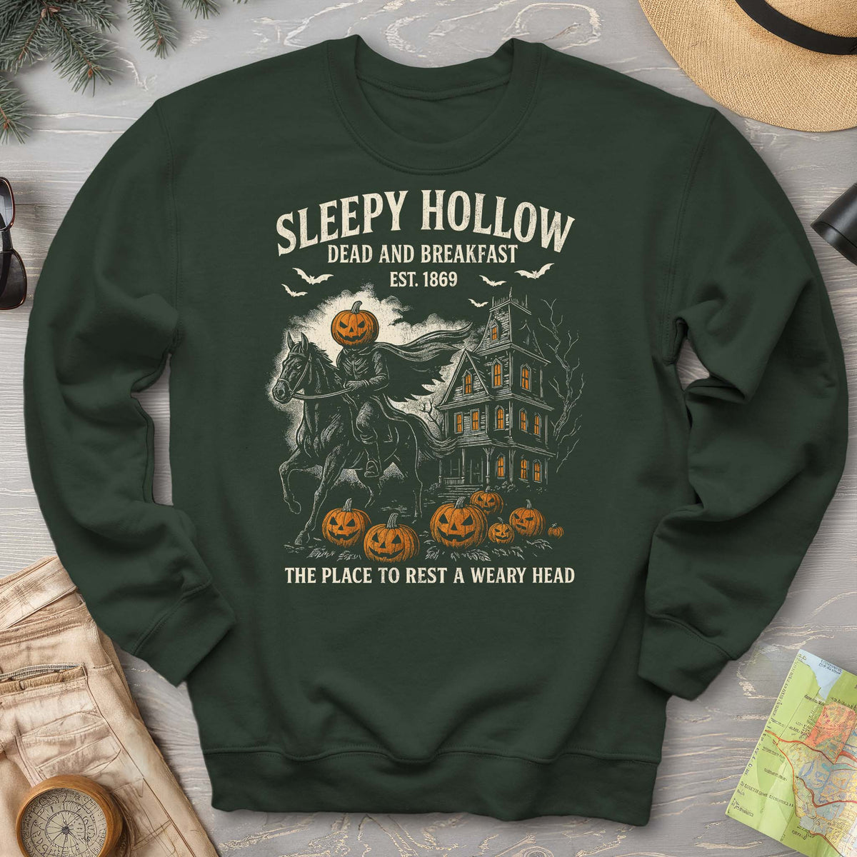 Sleepy Hollow Dead and Breakfast Sweatshirt
