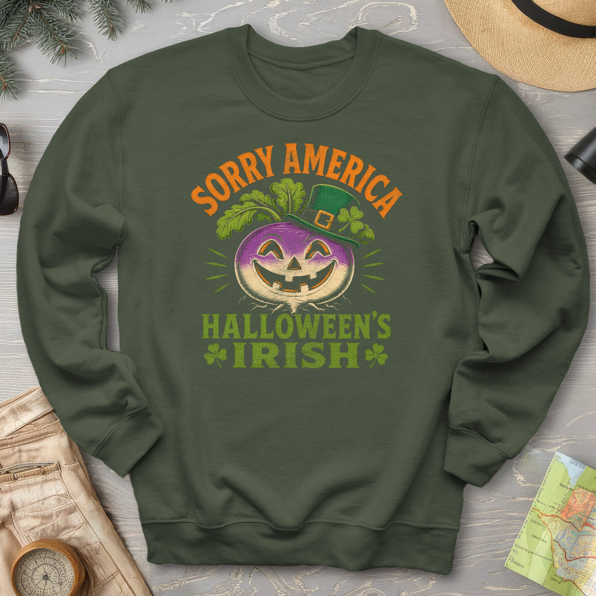 Sorry Halloween's Irish Sweatshirt