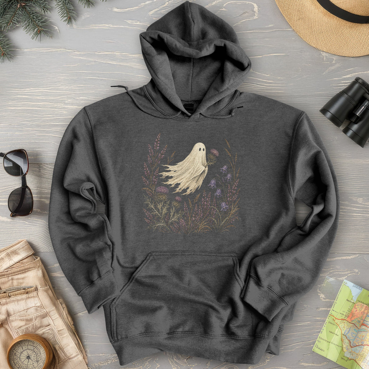Thistle Ghost Florals Hoodie