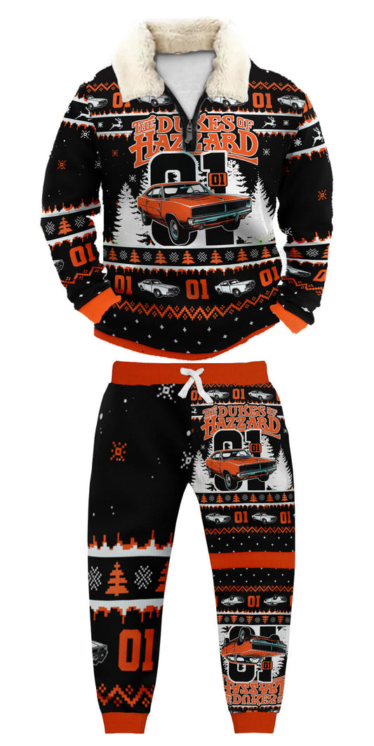 Ugly Quarter Zip Sweatshirt & Sweatpant Set d132