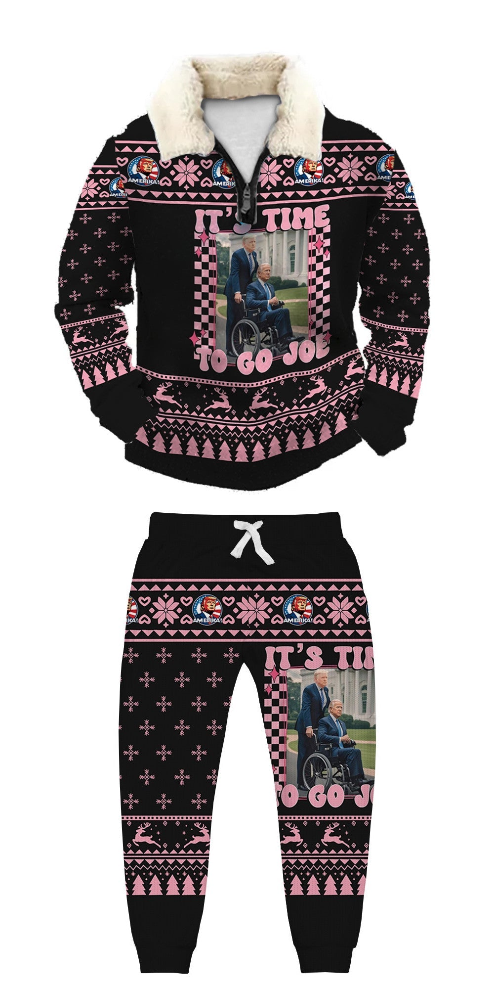 Ugly Quarter Zip Sweatshirt & Sweatpant Set af1f 1eea