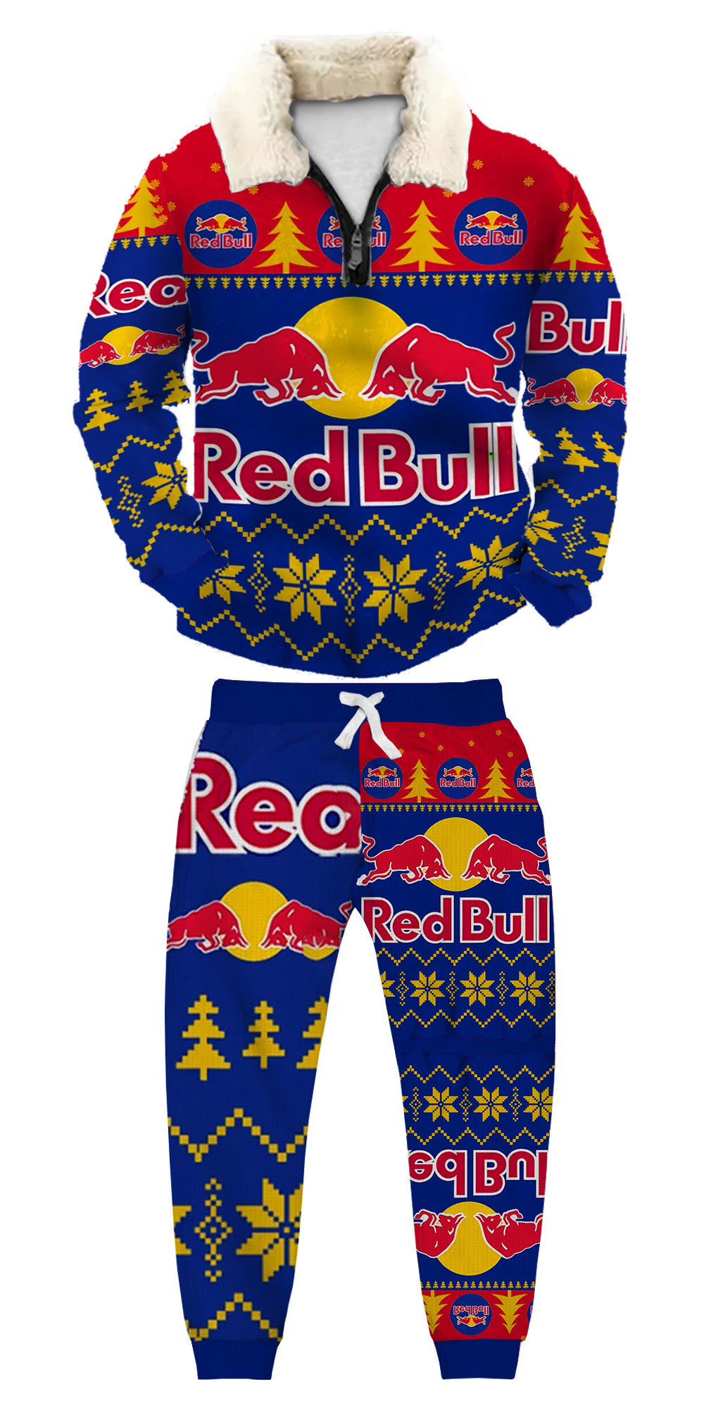 Ugly Quarter Zip Sweatshirt & Sweatpant Set 8219