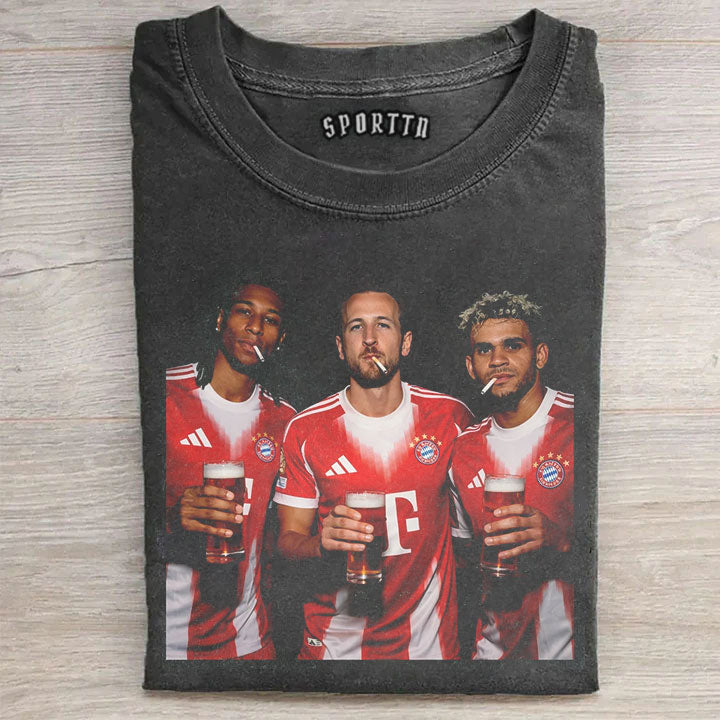 Michael Olise & Harry Kane & Luis D¨ªaz Tee