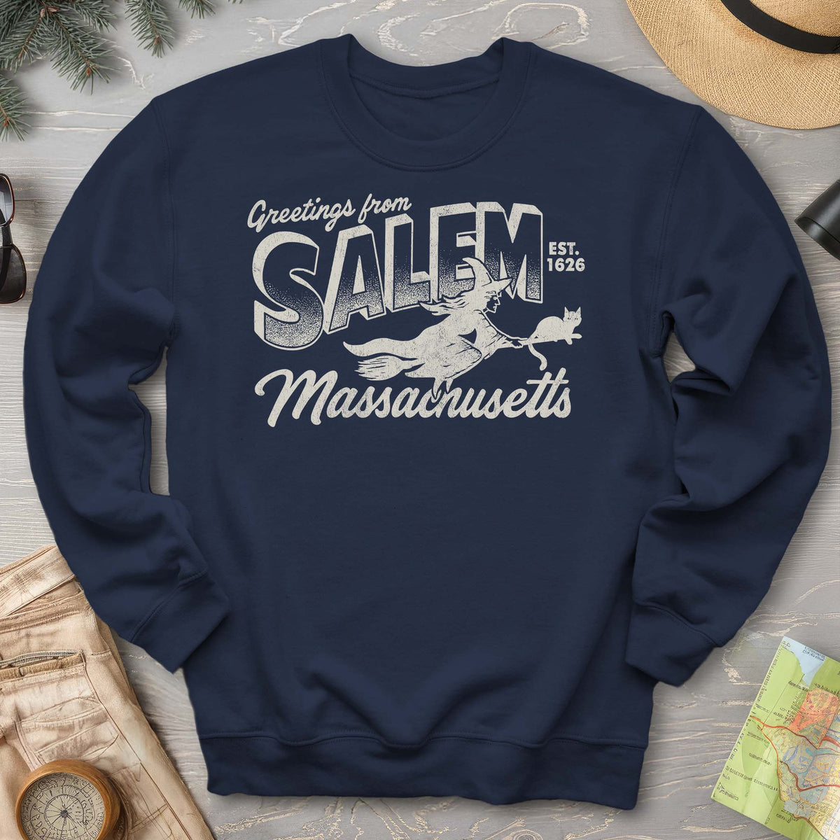 Greetings from Salem Massachusetts Sweatshirt