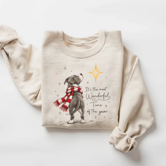 Pitbull Christmas Sweatshirt