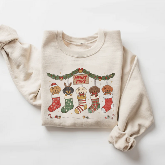 Christmas Dachshund Sweatshirt