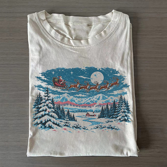 Retro Christmas T-shirt