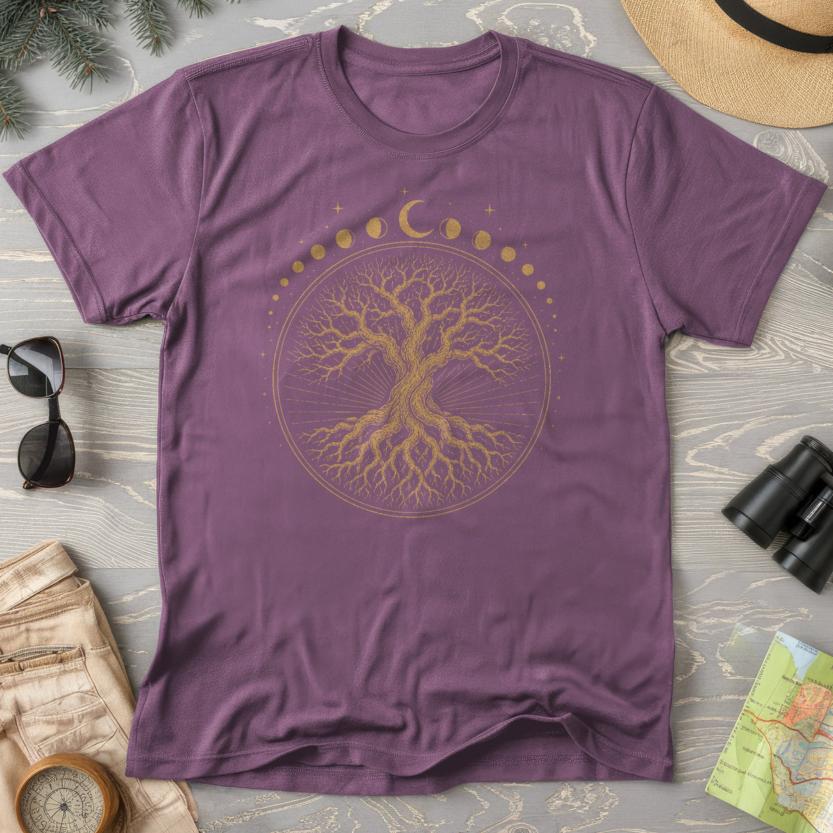 Moon Phase Tree T-Shirt