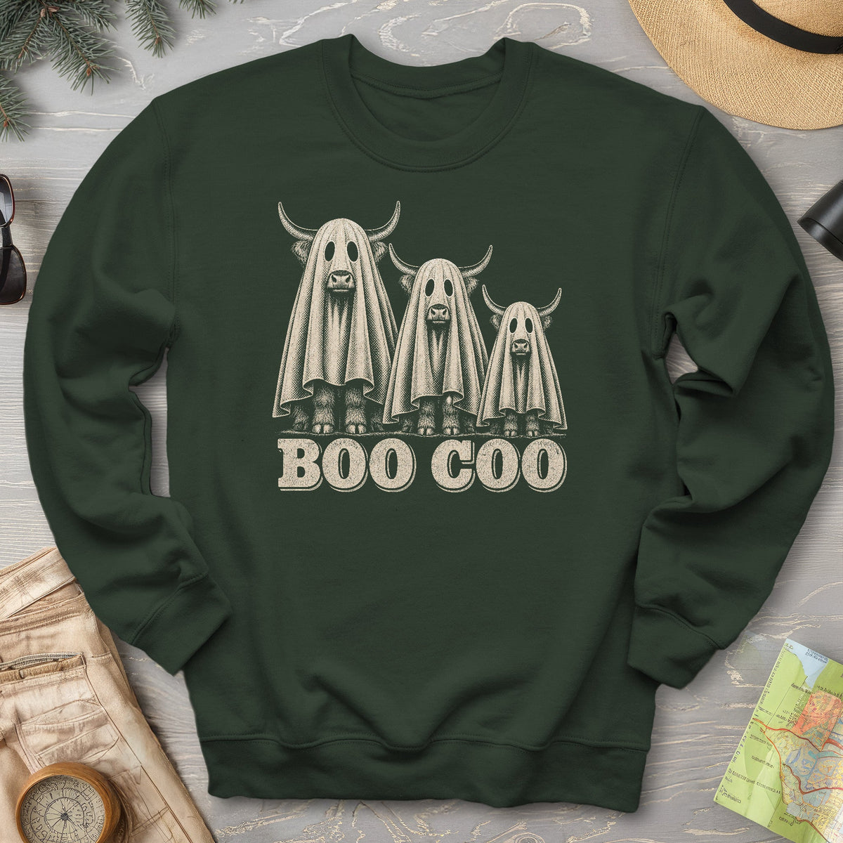 Boo Coo Trio Sweatshirt