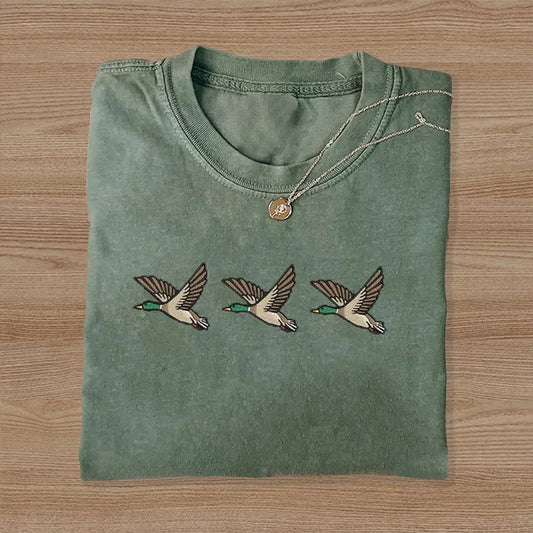 Embroidered Duck T-shirt