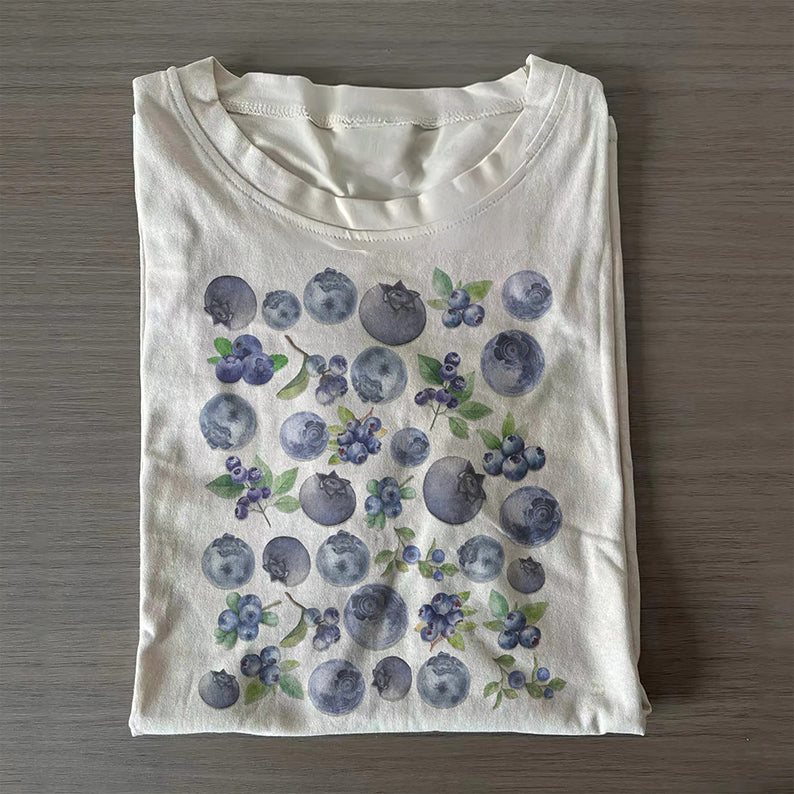 Blueberries Aesthetic Fruit T-shirt