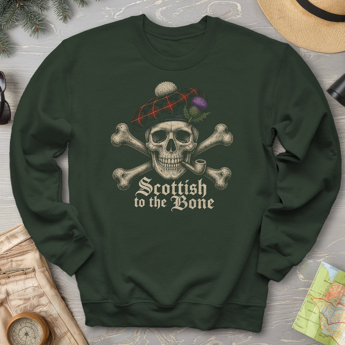 Scottish Crossbones Sweatshirt