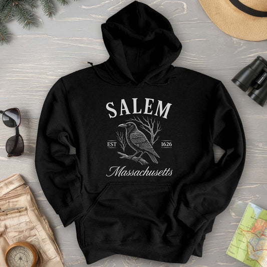 Salem Massachusetts Raven Hoodie
